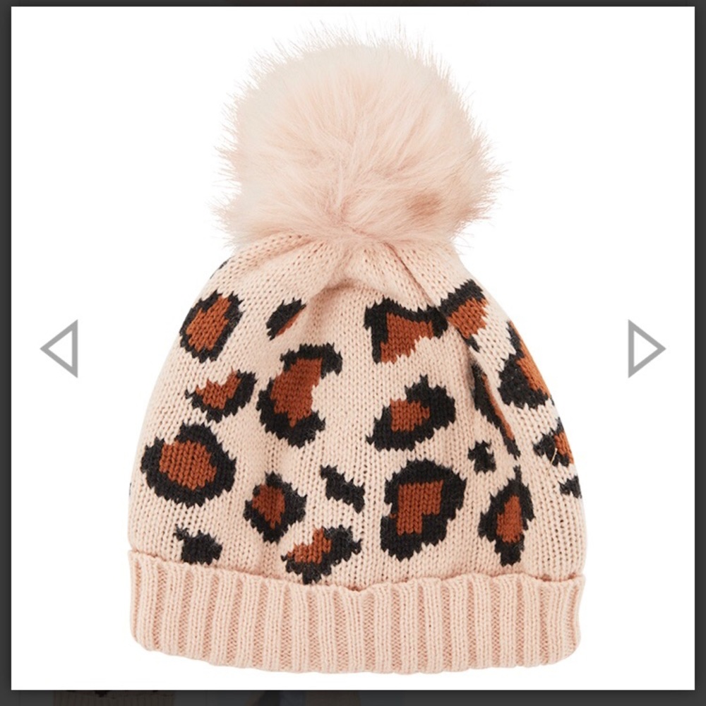 Leopard Beanie Hat
